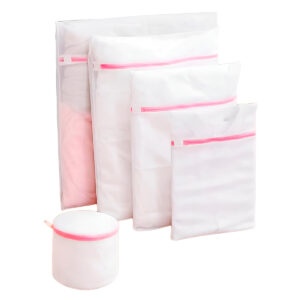 5 Sacos Protetores Poliéster Lavagem Reutilizáveis