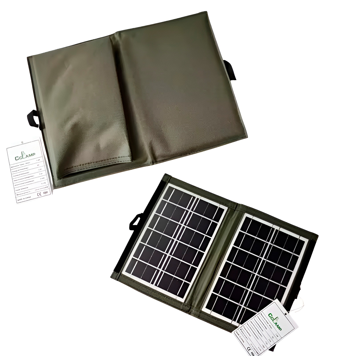 Placa Carregador Solar Portátil Celular Fonte Energia - Imagem 2