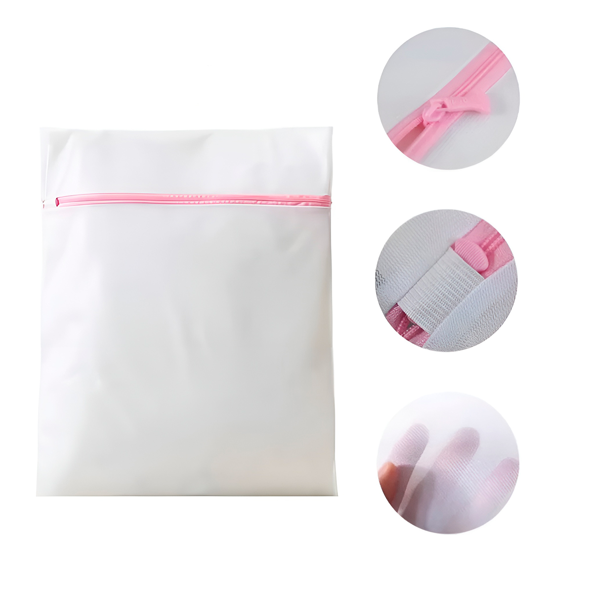 5 Sacos Protetores Poliéster Lavagem Reutilizáveis - Imagem 2
