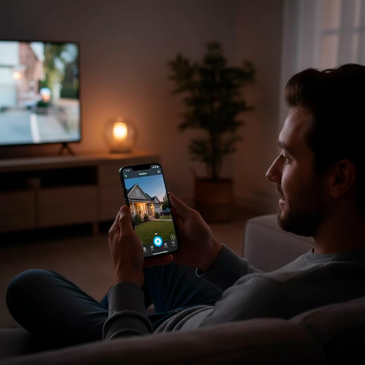 Câmera IP Sem Fio Lente Dupla Visão Noturna Segurança - Imagem 4