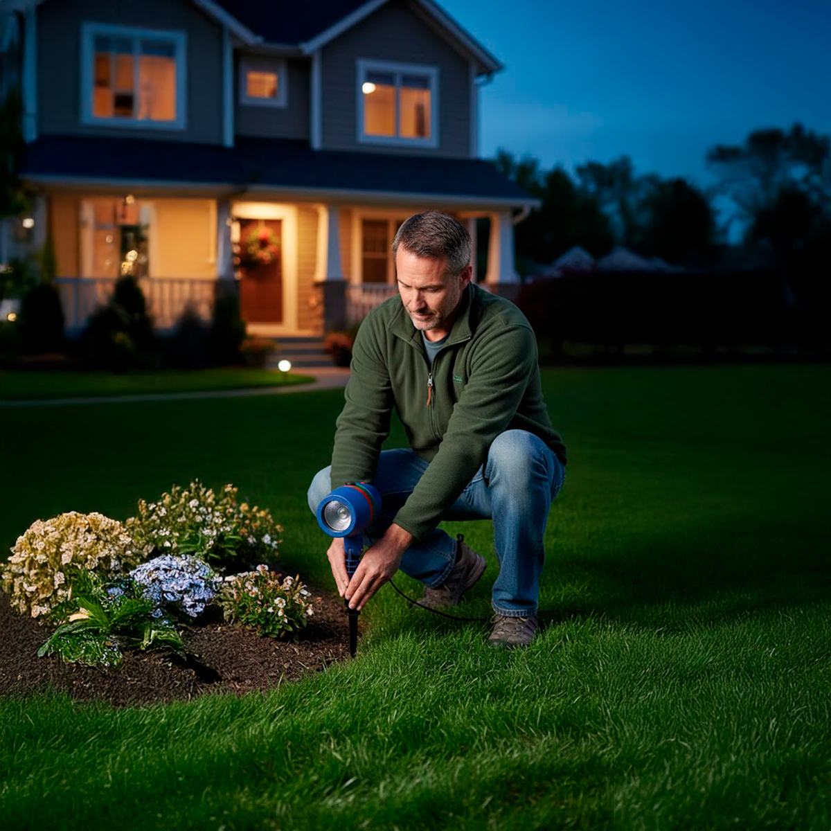 Projetor Externo de Jardim Laser Decoração Eventos - Imagem 6