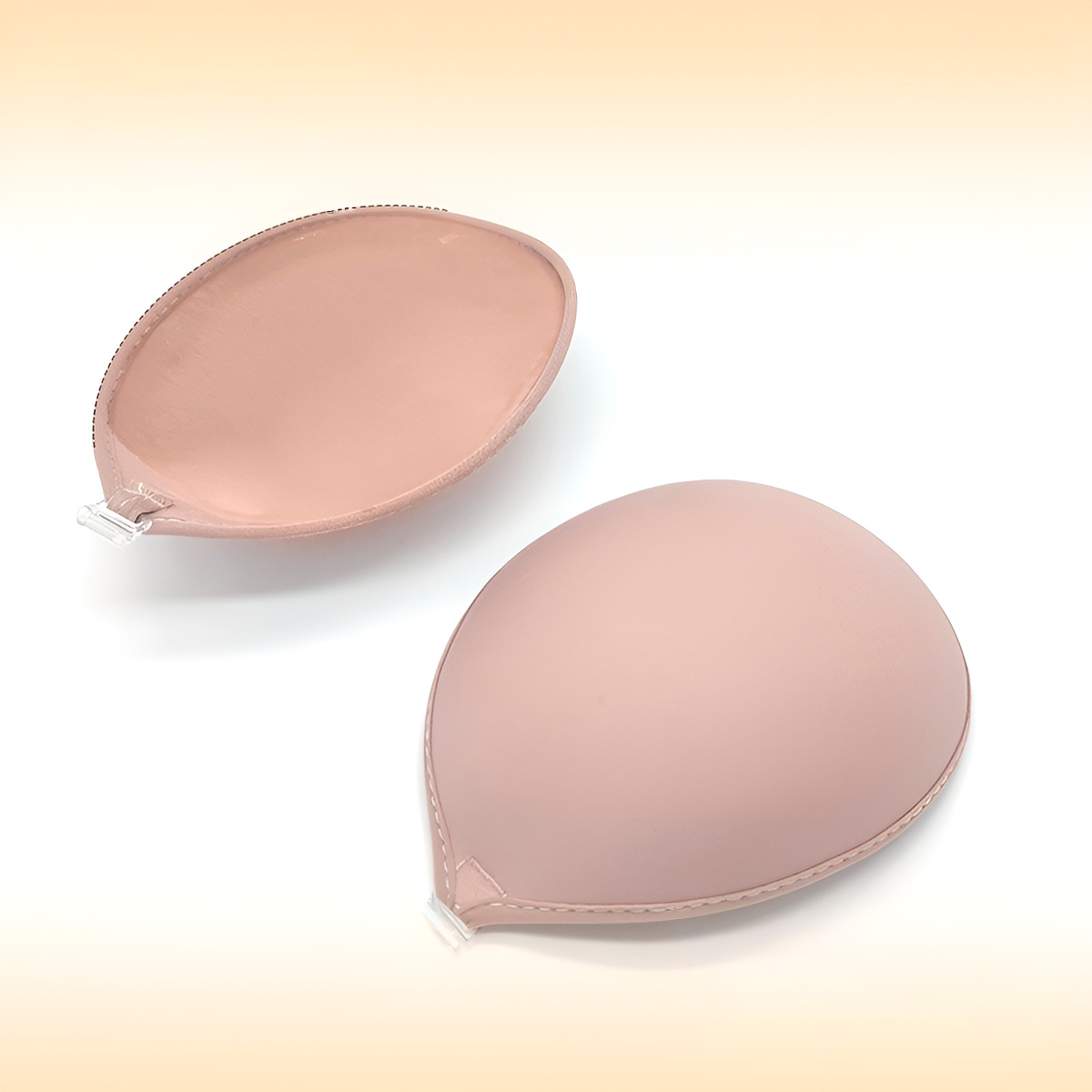 Sutiã Invisível Silicone Sem Alça Adesivo Protetor Bege Tamanho:C - Imagem 7