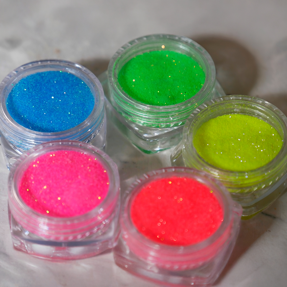 12 Potinhos Glitter Purpurina Festa Unha Brilho Nail Art - Imagem 3