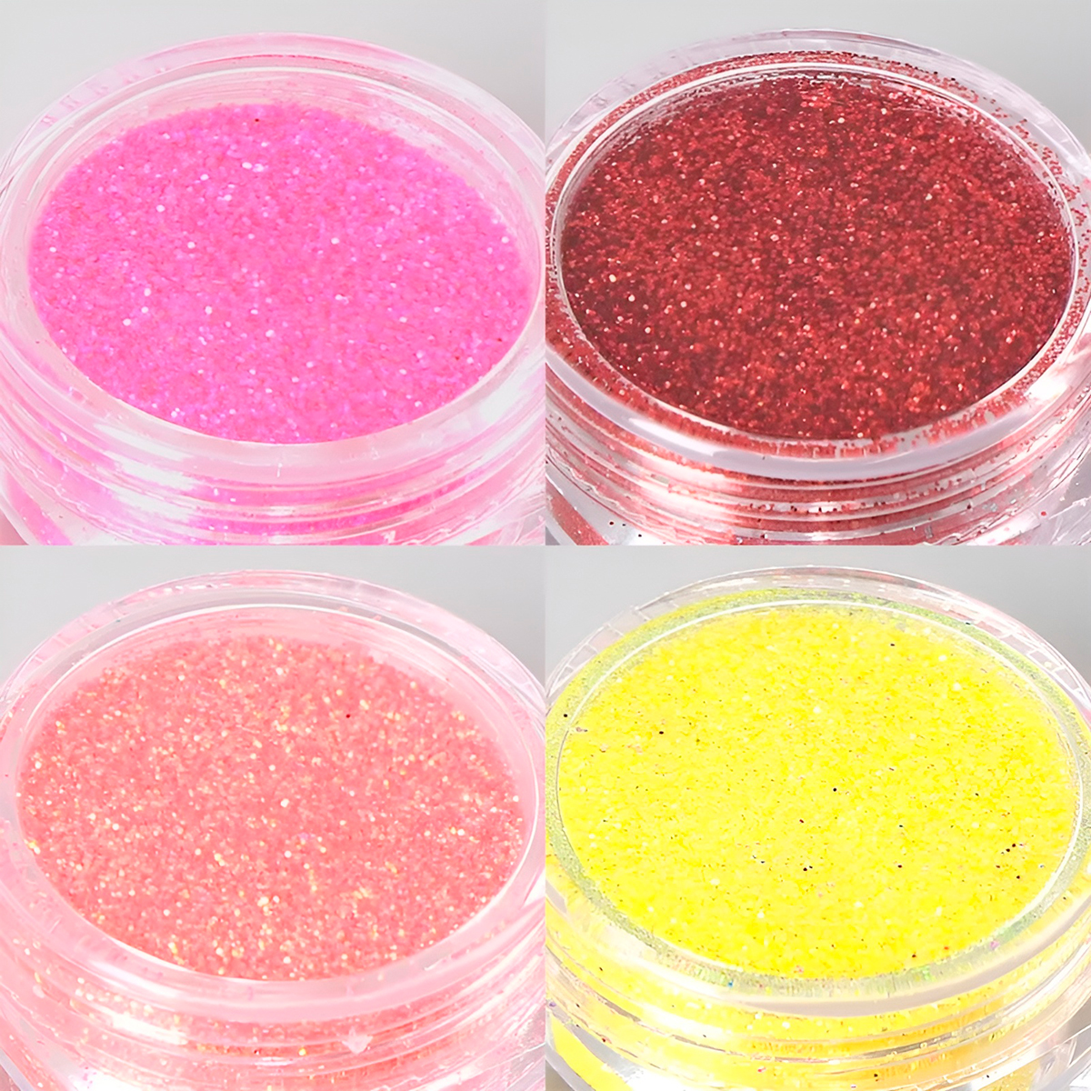 12 Potinhos Glitter Purpurina Festa Unha Brilho Nail Art - Imagem 6