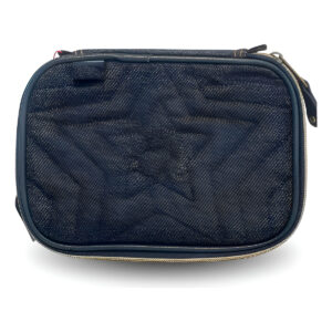 Estojo Escolar Box Jeans Juvenil Organizador Bolsa