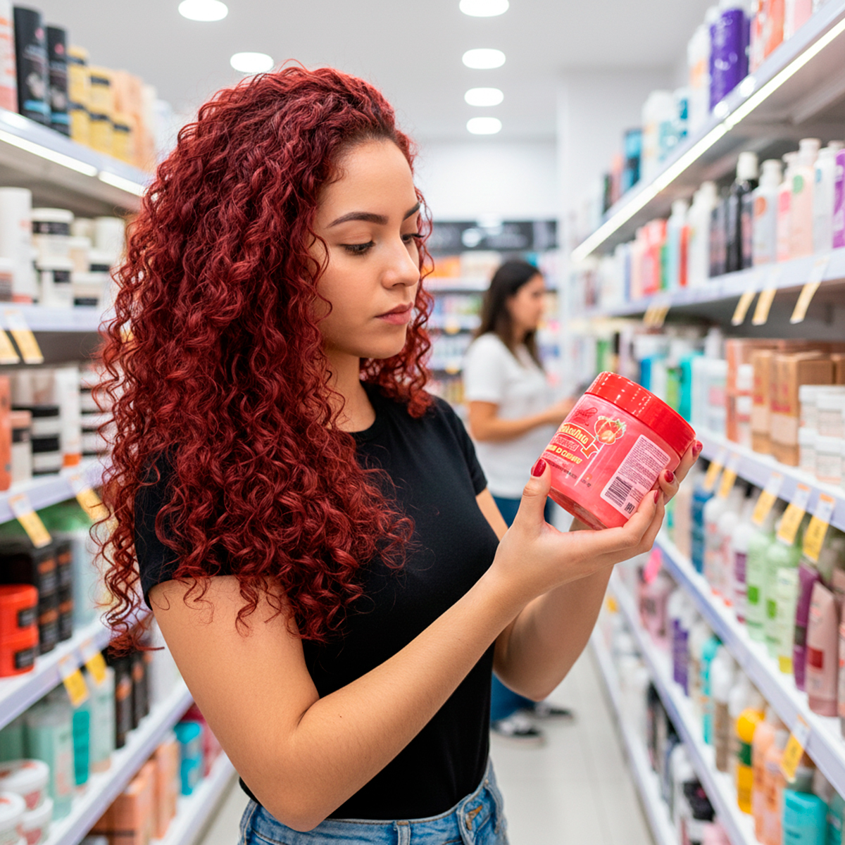 Gelatina Capilar Fragrância Morango Modelador Cachos - Imagem 2