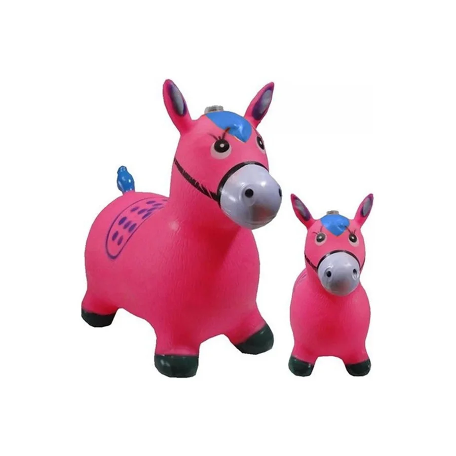Brinquedo Cavalinho Upa Upa Diversão Criança Presente Cor:Rosa