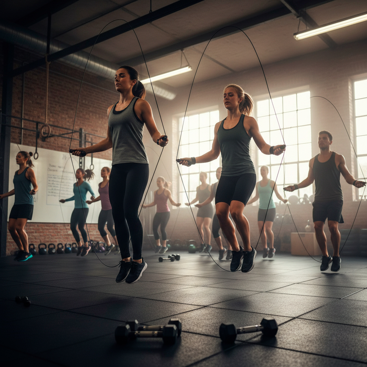 Corda de Pular Profissional Ajustável Exercícios Crossfit - Imagem 4