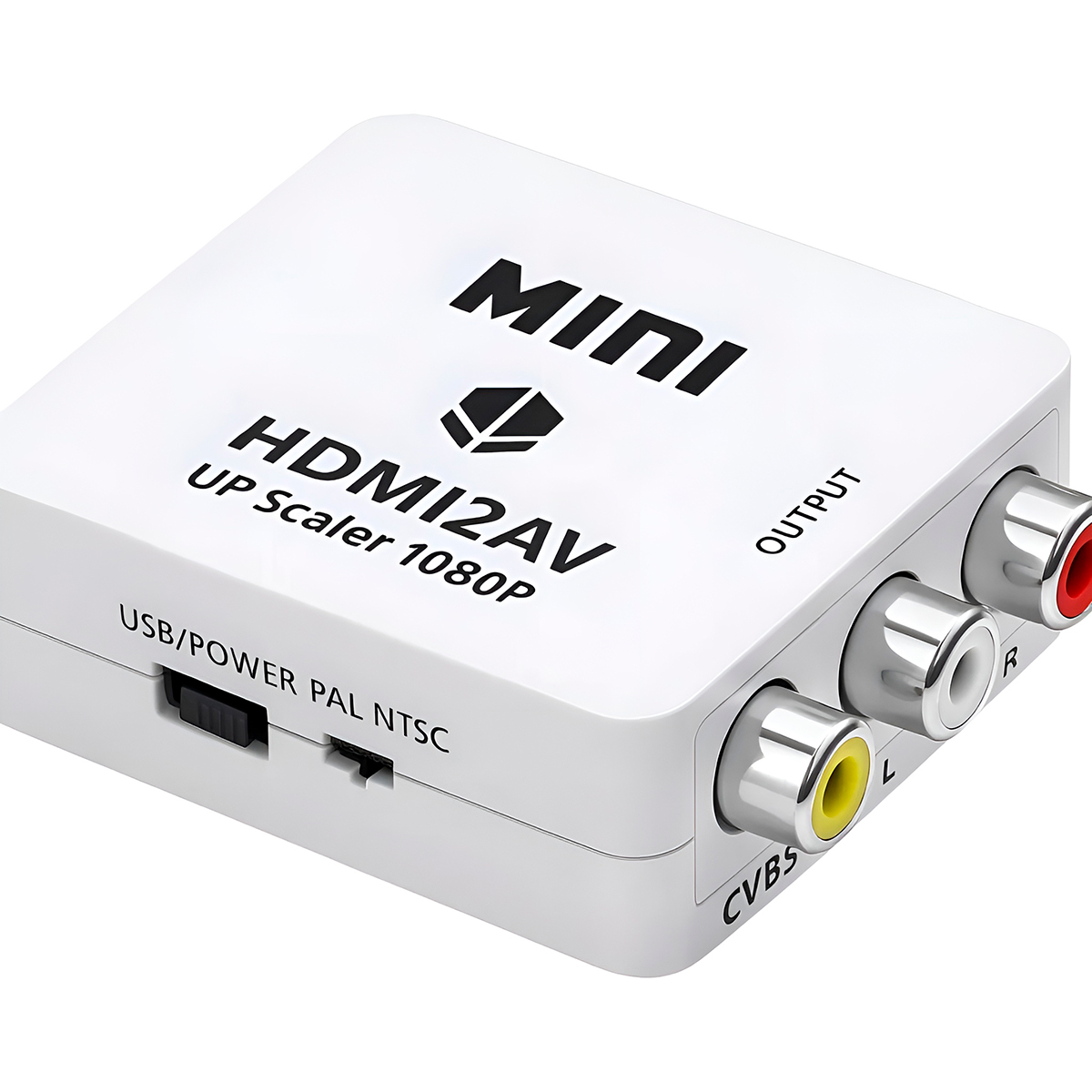 Mini Adaptador Conversor Conector HDMI para AV RCA - Imagem 2