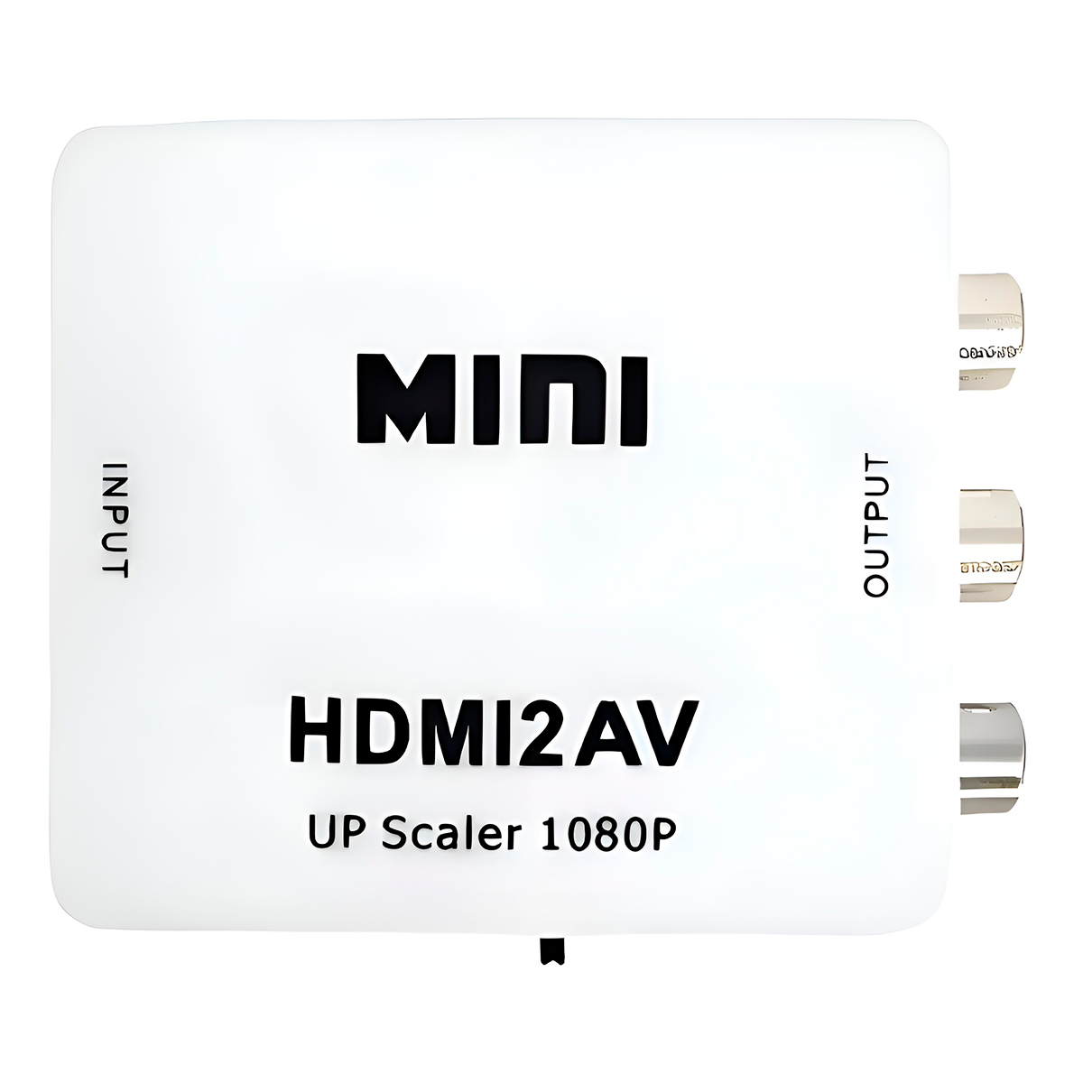 Mini Adaptador Conversor Conector HDMI para AV RCA - Imagem 5