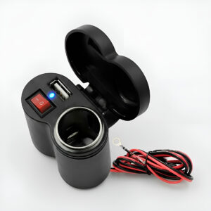 Tomada USB para Moto 12v Carregador Acendedor Cigarro