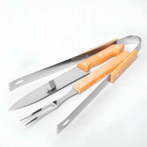 Conjunto Kit Churrasco Faca Pegador Garfo Utensílios