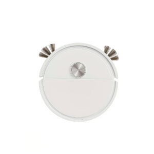 Aspirador Inteligente Robô Varrer Limpeza Recarregável Cor:Branco