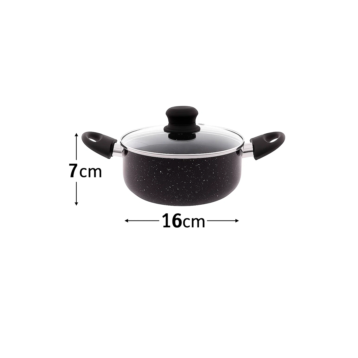 Jogo de Panelas 3 Peças Caçarola Frigideira Panela - Imagem 4