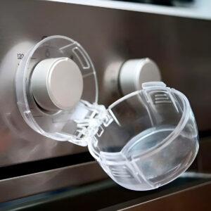 Protetor Botão Fogão Proteção Autocolante Transparente