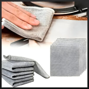 Kit 5 Panos Metálicos Limpeza Fogão Bancada Não Arranha