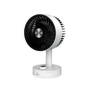 Ventilador de Mesa Portátil Recarregável Retrátil Branco