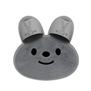 Tapete de Banho Formato Coelhinho Silicone Antiderrapante