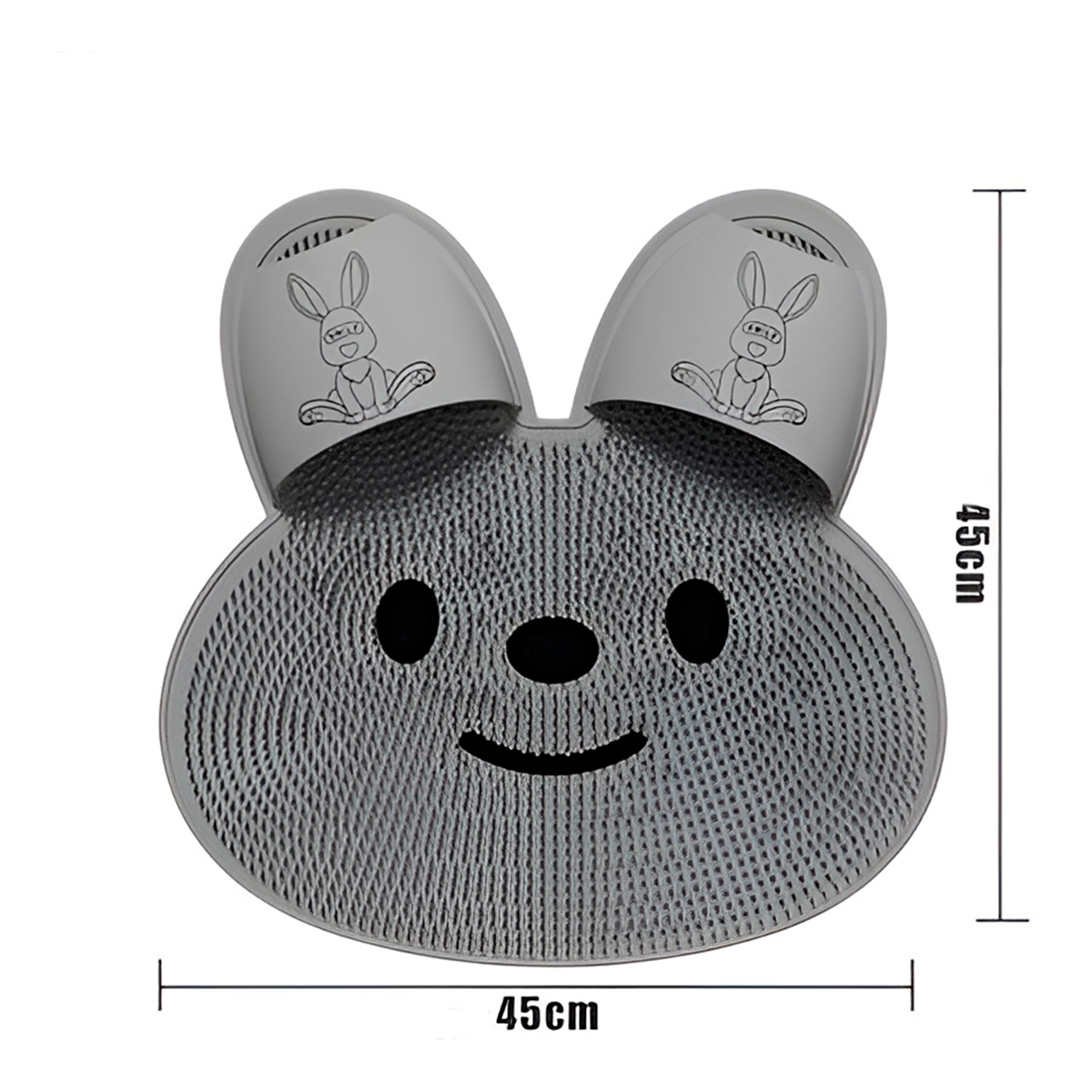 Tapete de Banho Formato Coelhinho Silicone Antiderrapante - Imagem 5