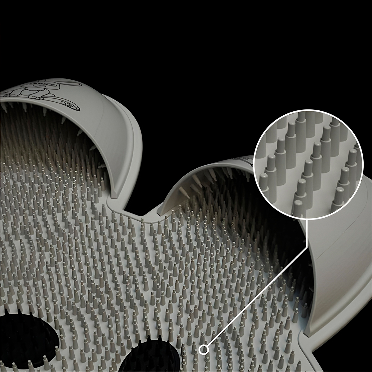 Tapete de Banho Formato Coelhinho Silicone Antiderrapante - Imagem 6