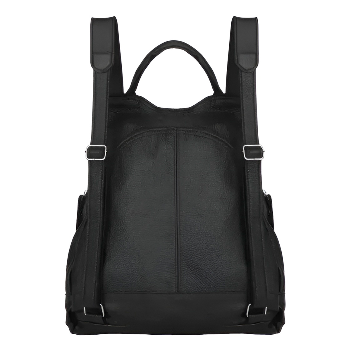 Mochila de Couro Legítimo Modelo Malu Resistente Confortável Modelo:Verde Musgo - Imagem 3