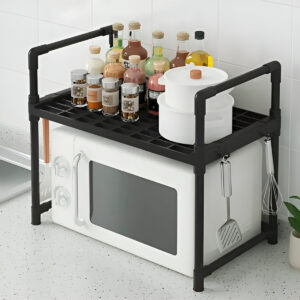Rack Prateleira Organizadora Suporte Utensílios Micro-ondas