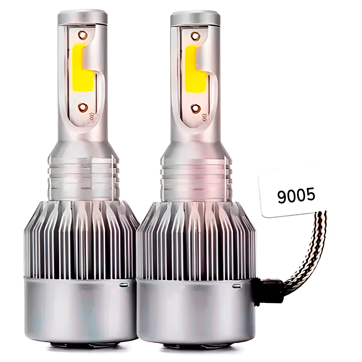 Par de Lâmpadas Automotivas Farol Alto Baixo Full LED 9005 - Imagem 2