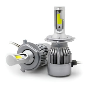 Par de Lâmpadas Automotivas Farol Alto Baixo Full LED 9005