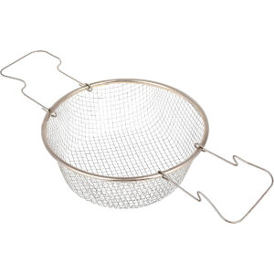 Cesto para Fritura Aço Inox com Alça Redondo 20cm