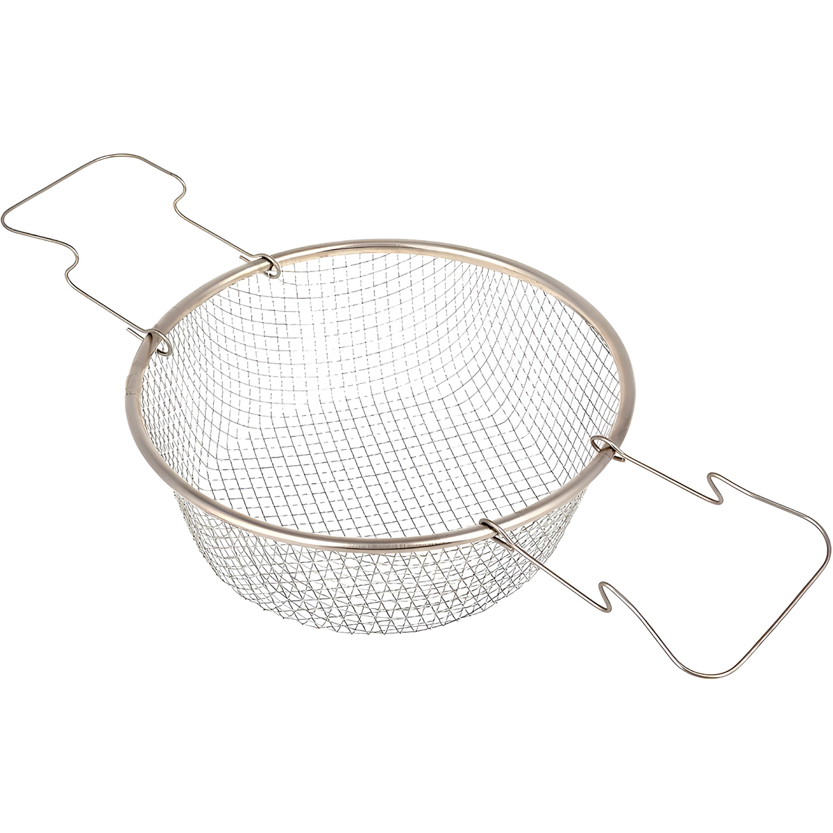 Cesto para Fritura Aço Inox com Alça Redondo 20cm