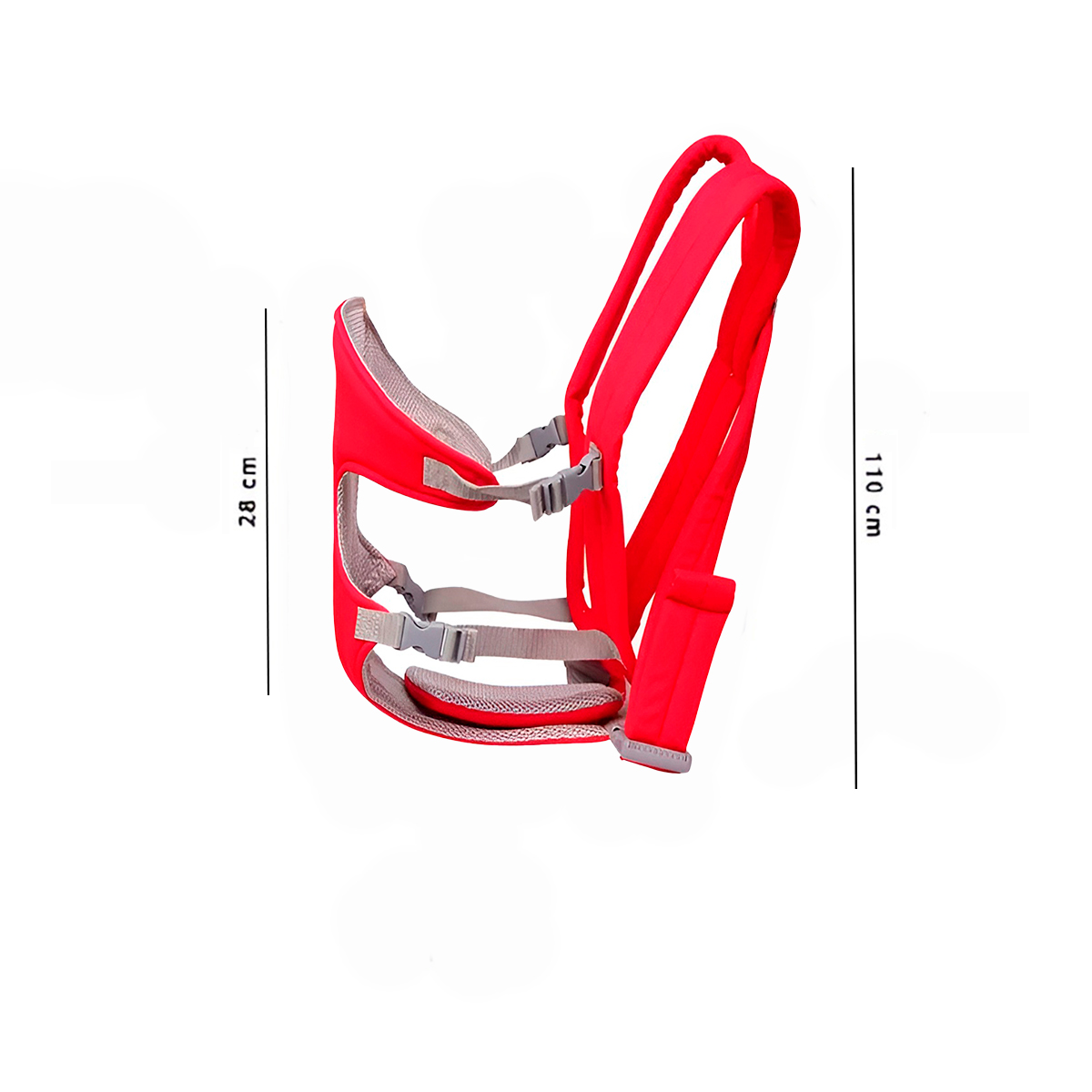 Canguru Carrega Bebê Suporte Ergonômico Transporte Passeio - Imagem 6