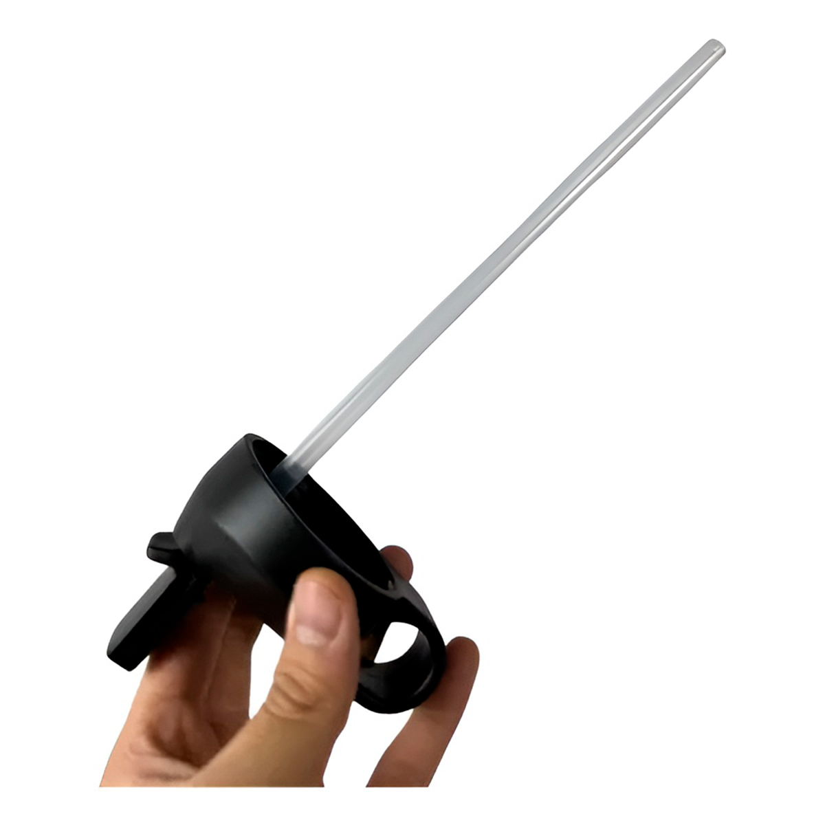 Garrafa Térmica Flip Squeeze Alça Canudo 1000ml Academia Cor:Salmão - Imagem 5