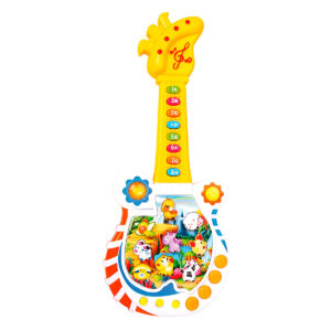 Brinquedo Educativo Guitarrinha Bichinhos Luzes Sons