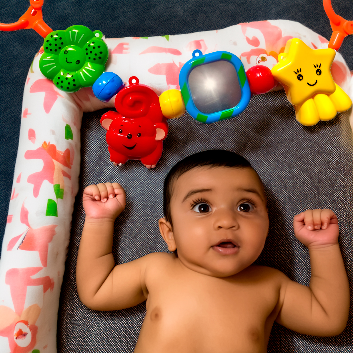 Móbile Infantil Natureza Berço Carrinho Distração Bebê