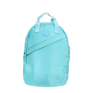 Mochila Bolsa Feminina Casual Resistente para Notebook Escolar Trabalho Viagem Passeio Azul