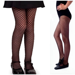 Meia Calça Arrastão Preta Clássica Feminina Roupa