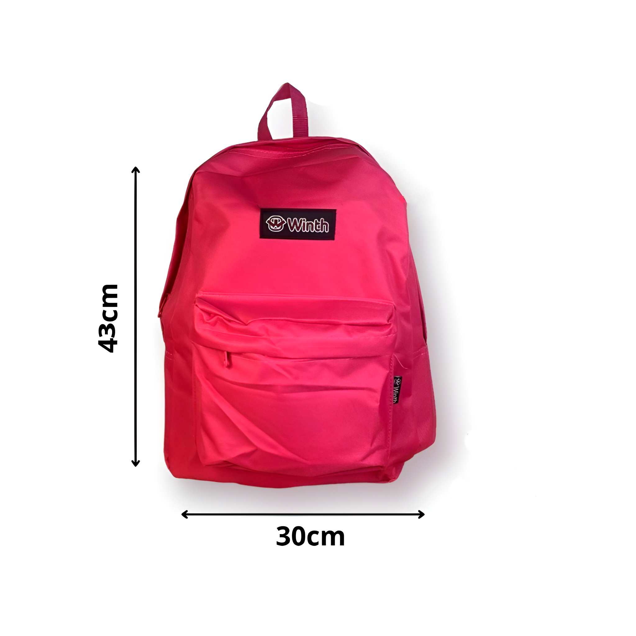 Mochila Bolsa Feminina Resistente Semi Impermeável para Notebook Escolar Faculdade Viagem Rosa - Imagem 3