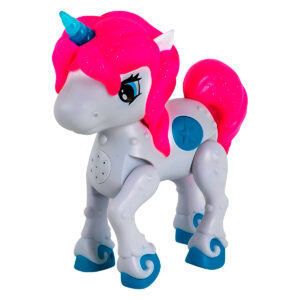 Brinquedo Bebê Unicórnio Com Luz E Som Diversão Brincadeira Cor:Rosa
