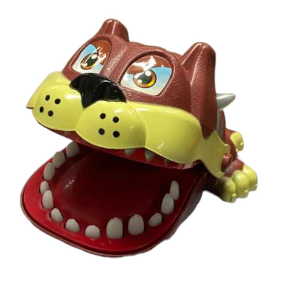 Brinquedo Cachorro Boca Morde Dedos Engraçado Interativo