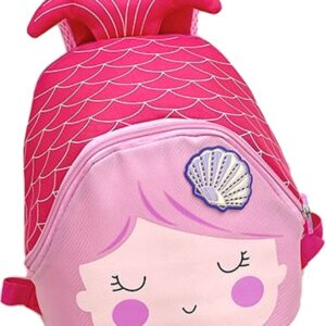 Mochila Infantil de Costas Menina Sereia Escolar