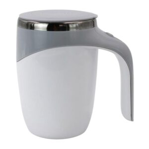 Caneca Mixer Misturadora Magnetica Copo Termico 380 ml Com Tampa A Pilha