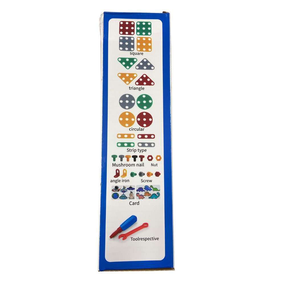 Kit Caixa de Ferramentas Montagem Maleta com Parafusos Infantil Crianças Brinquedo Menino - Imagem 4