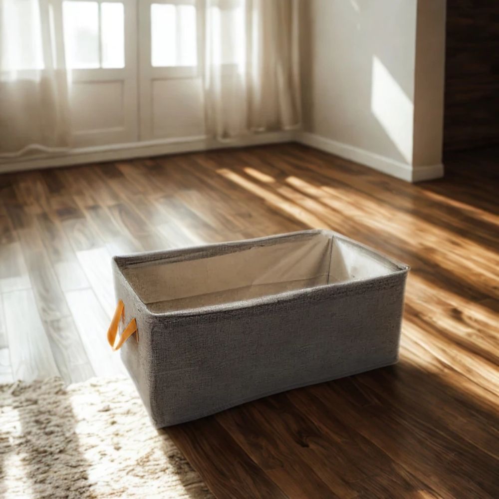 Kit 2 Caixas Organizadoras Resistentes dobravél Roupas e Gavetas Organizadas - Imagem 3