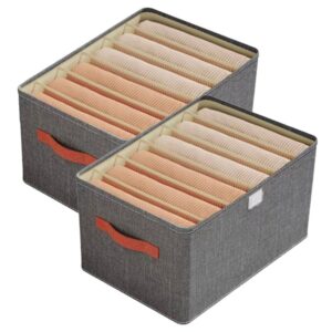 Kit 2 Caixas Organizadoras Resistentes dobravél Roupas e Gavetas Organizadas