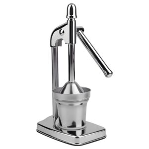 Espremedor Prensa Extrator de Suco em Aço Inox Manual Portátil para Laranja Limão Tangerina Frutas