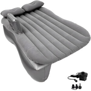 Colchão Cama Inflável para Carro Automotivo com Bomba e Travesseiros - Ideal para Viagens Longas