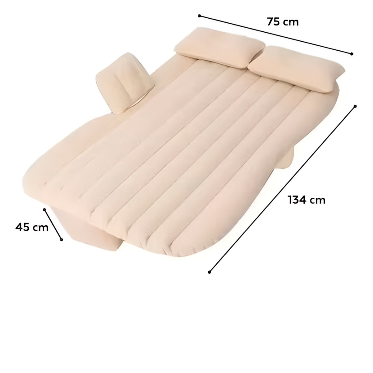 Colchão Cama Inflável para Carro Automotivo com Bomba e Travesseiros - Ideal para Viagens Longas - Imagem 6