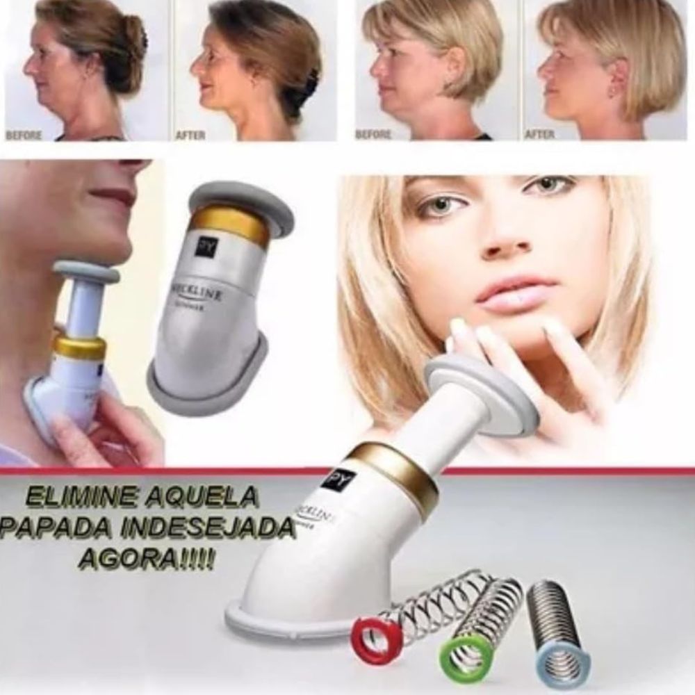 Aparelho Tira Papada Redutor De Medidas Do Pescoço Massageador Exercitador Neckline Slimmer - Imagem 5