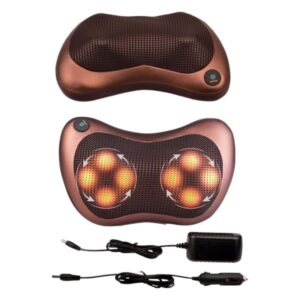 Almofada Massageadora com Infravermelho Massageador Elétrico Pescoço Lombar Costas