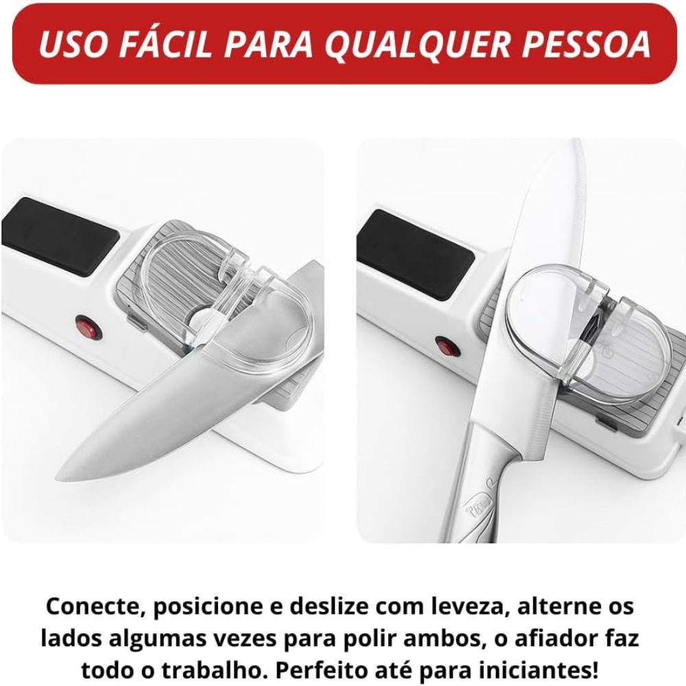 Afiador Amolador De Facas Tesouras Elétrico Profissional Máquina Afiadora De Lâminas Ferramentas Portátil USB - Imagem 8